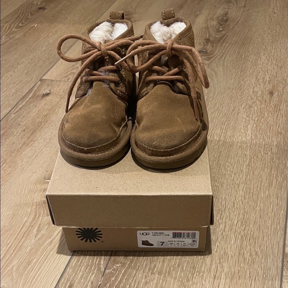 UGG Toddler Neumal Suede Boots